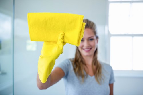 Castelnau Carpet Cleaners team applying safe cleaning methods in a home
